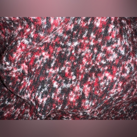 Ann Taylor Women's Red and Black Wool Skirt - Picture 3 of 5